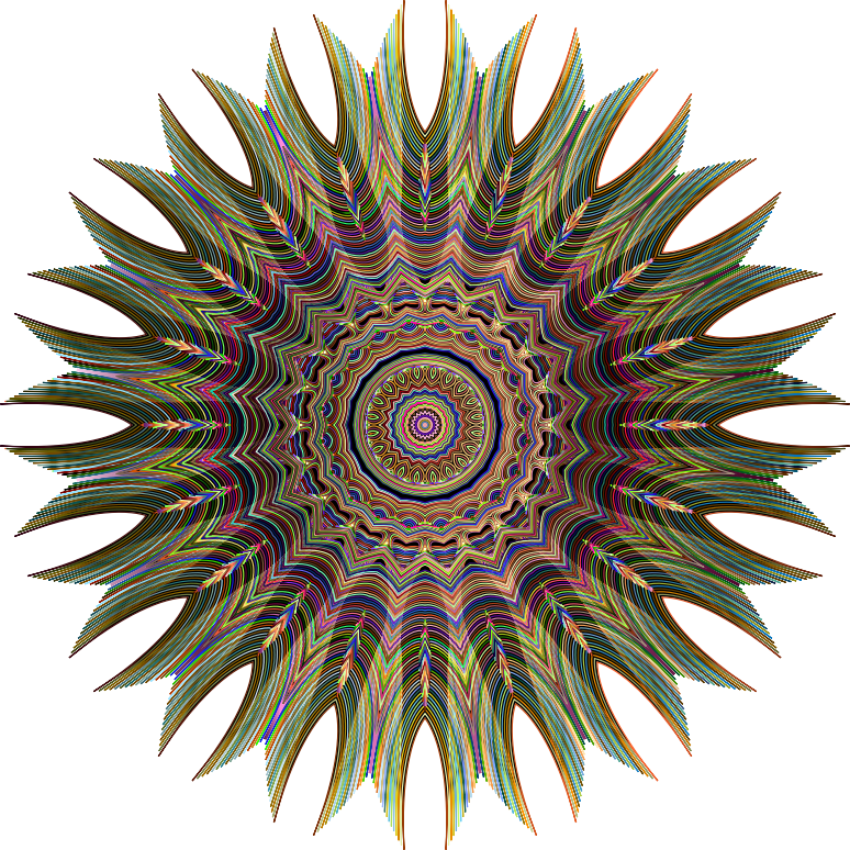 Peacockian Mandala - Openclipart