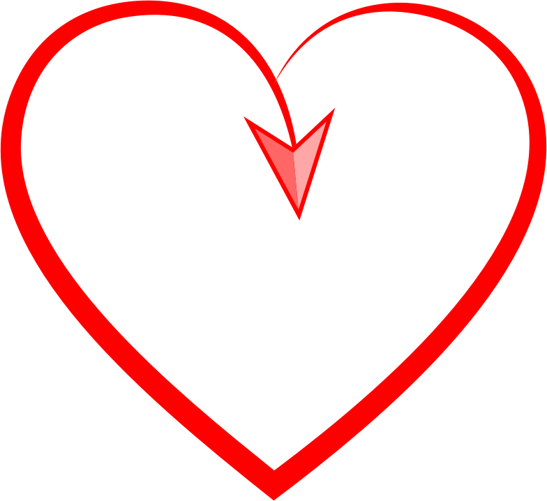 Stylized Heart With Arrow