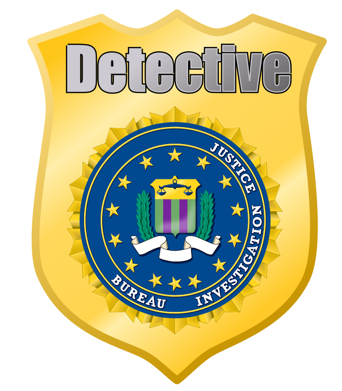 Detective Badges Printable Printable Blank World