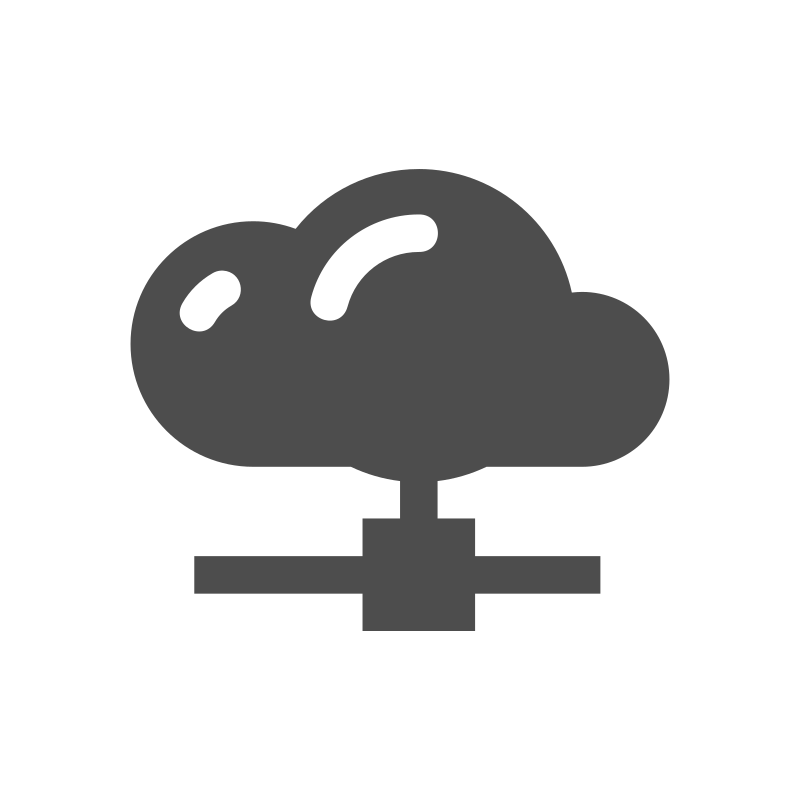 Cloud storage icon