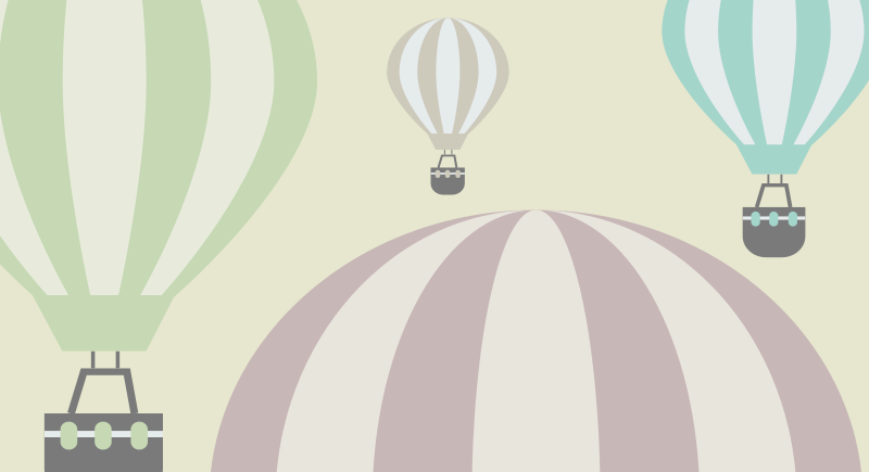 Hot air balloons background