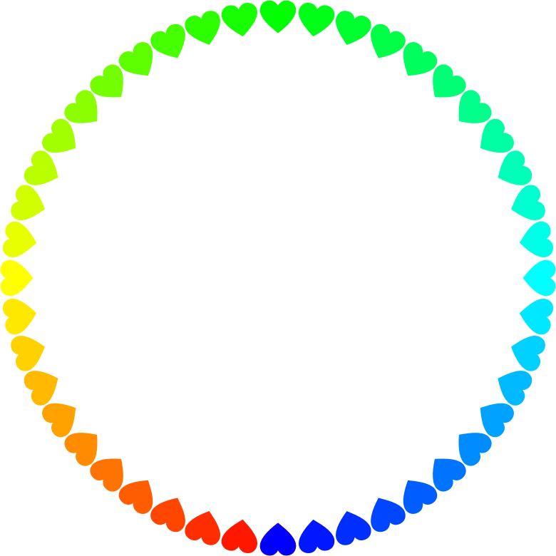 Spectrum Hearts Frame