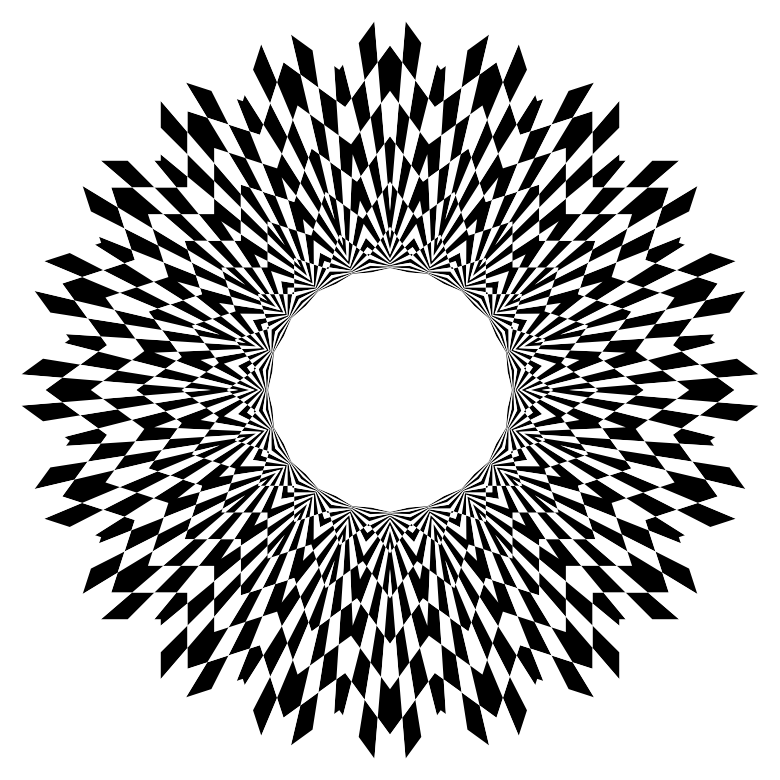 Checkerboard Mandala