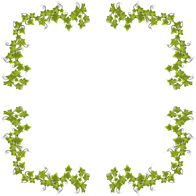 Green Leaf with Border - Openclipart