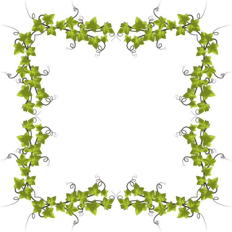 Ivy Leaves Frame 10 - Openclipart