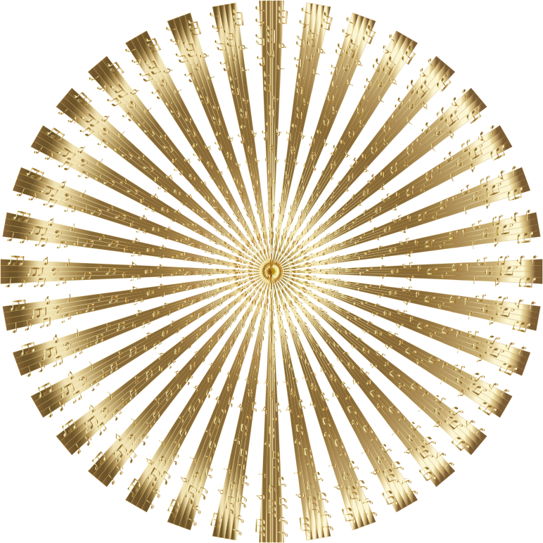 Musical Mandala Gold No BG