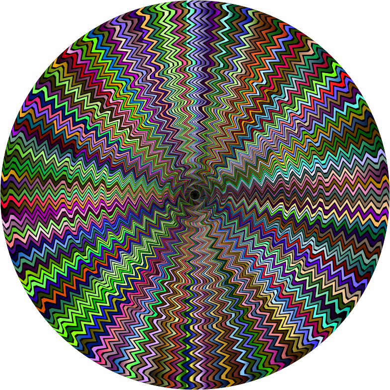 Dense Stylized Starburst Type II Chromatic