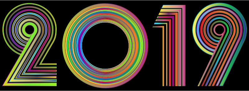 2019 Typography Polyprismatic