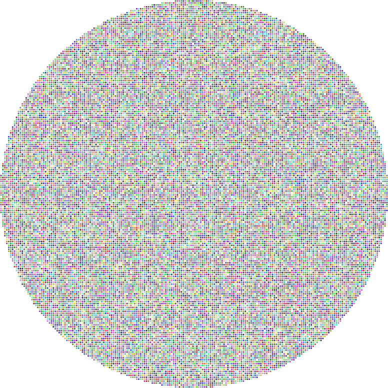 Very High Detail Circle Fractal Prismatic