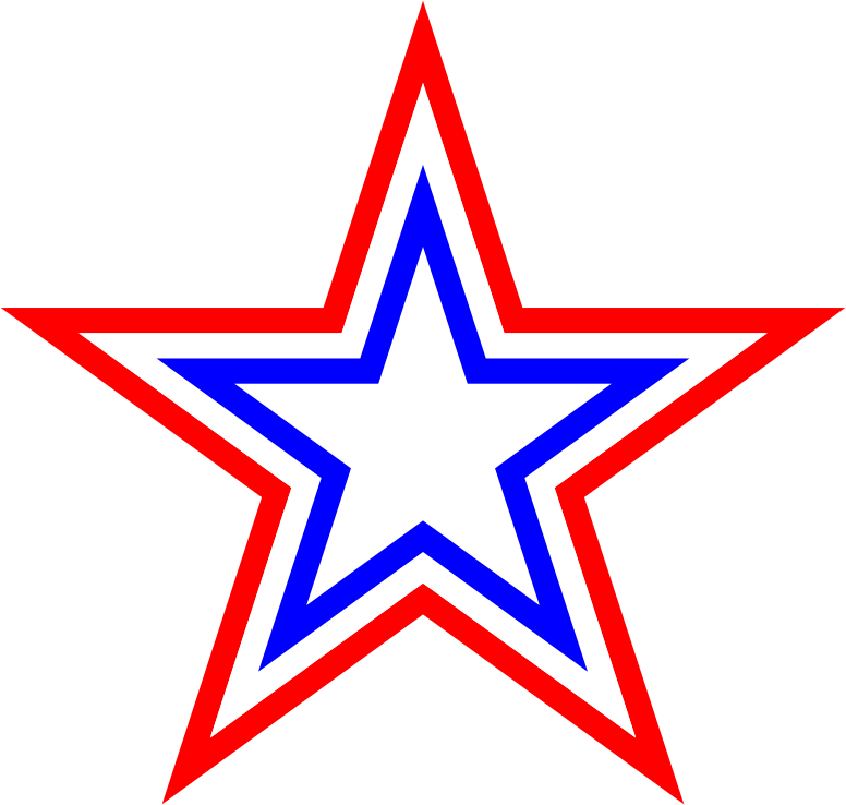 Red White Blue Star