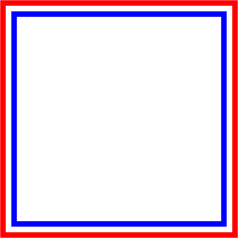 Red White Blue Frame 2