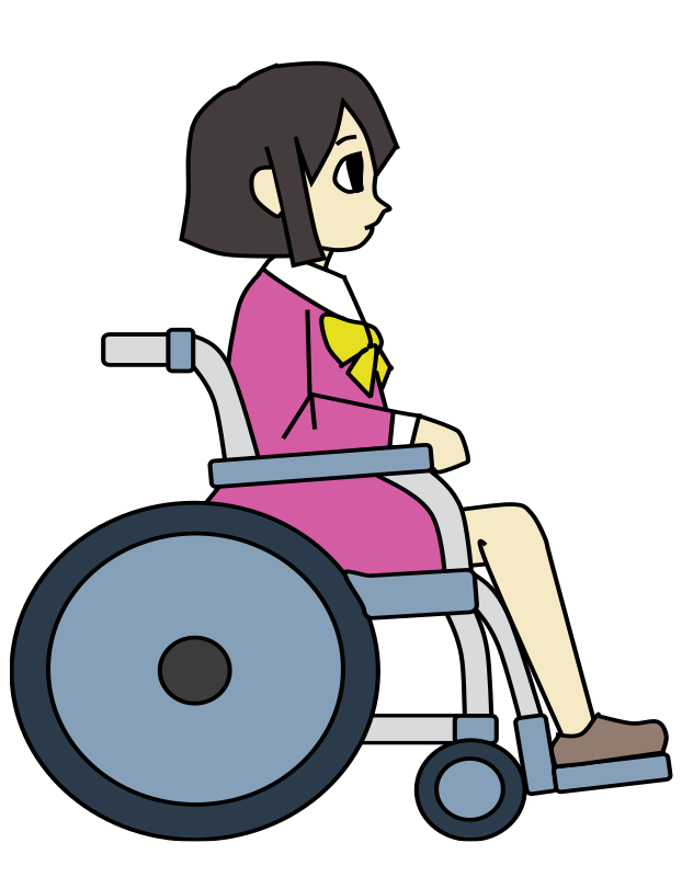 Wheelchair Girl - Colour