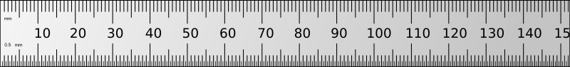 Shinwa 15cm ruler