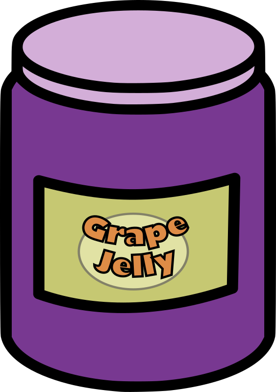 cartoon grape jelly