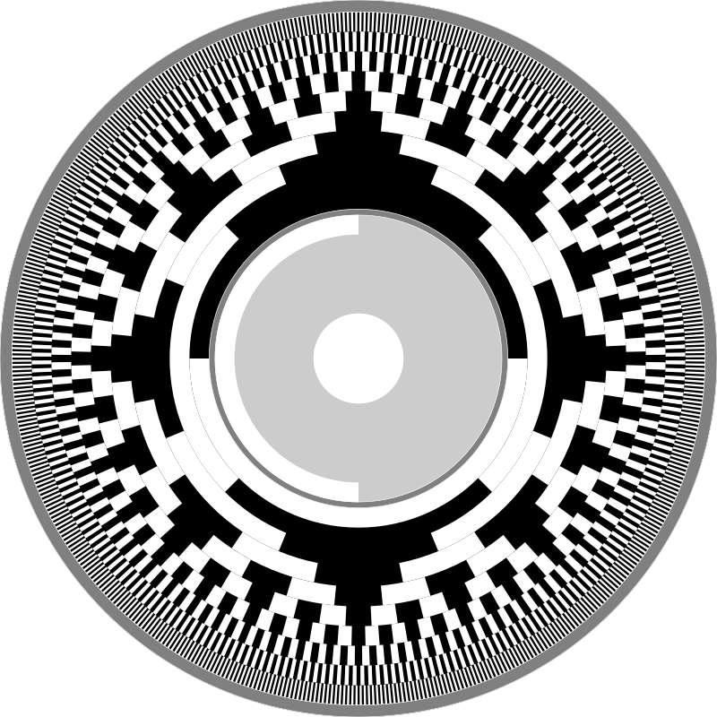 Gray-Code as Compact Disk Label