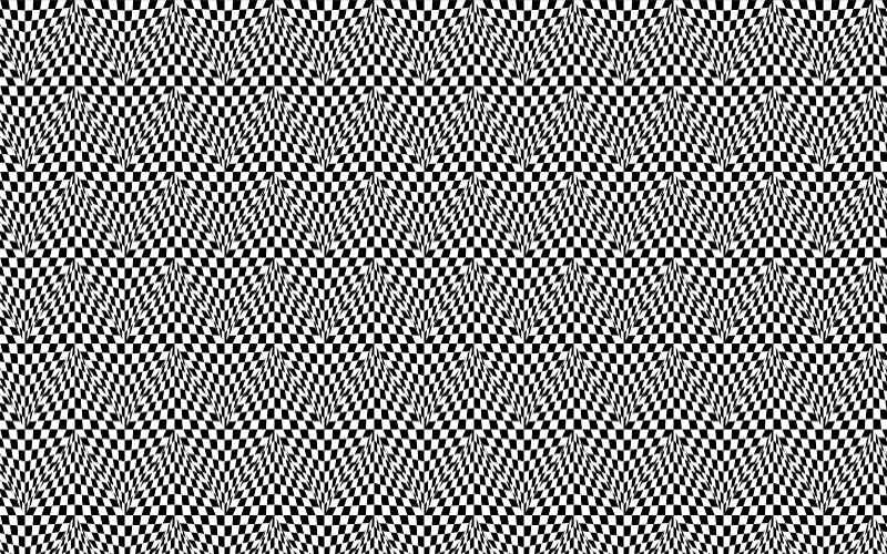 Distorted Checkerboard Pattern