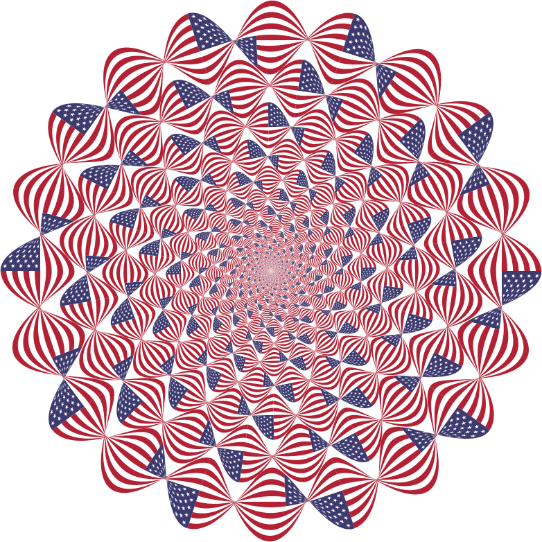 American Flag Twist Vortex