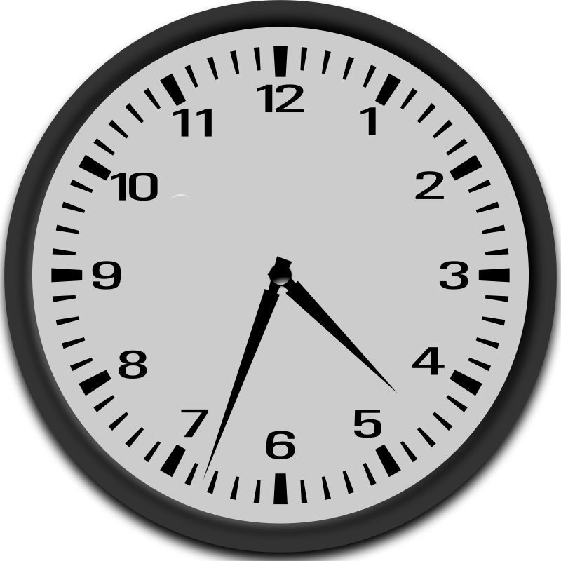 26-1/2 Minutes Before 5 O'clock (4:33)