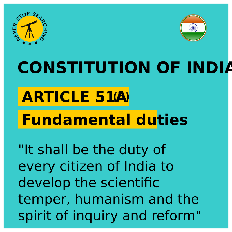 Indian Constitution - Fundamental Duties - Excerpt