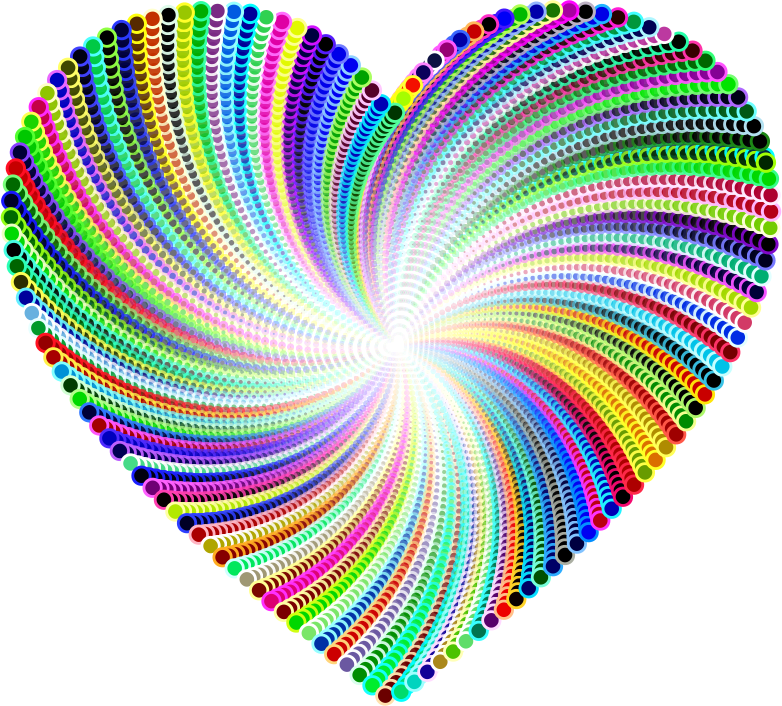 Psychedelic Heart Design