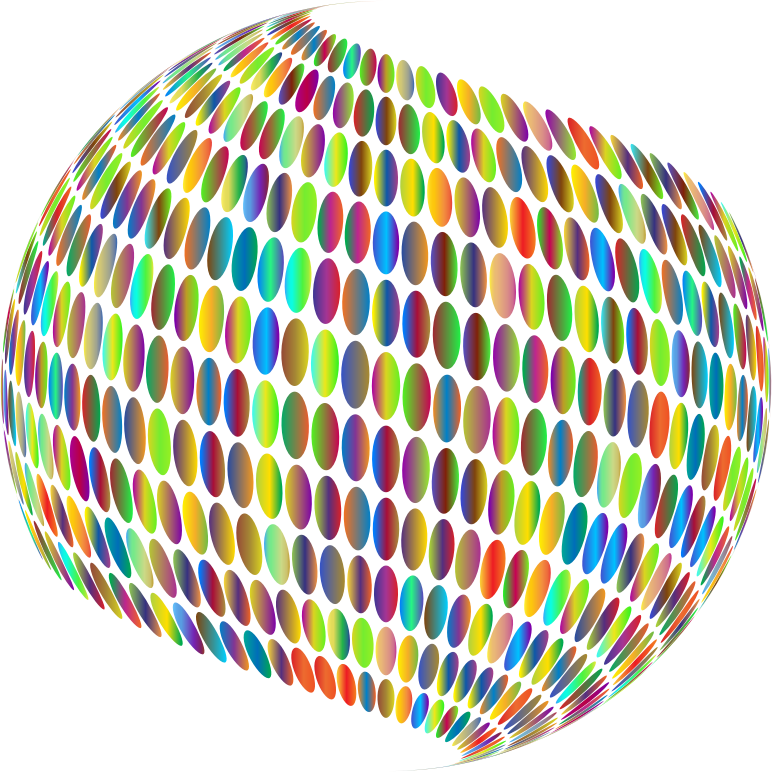 Stylized Circles Sphere Polyprismatic