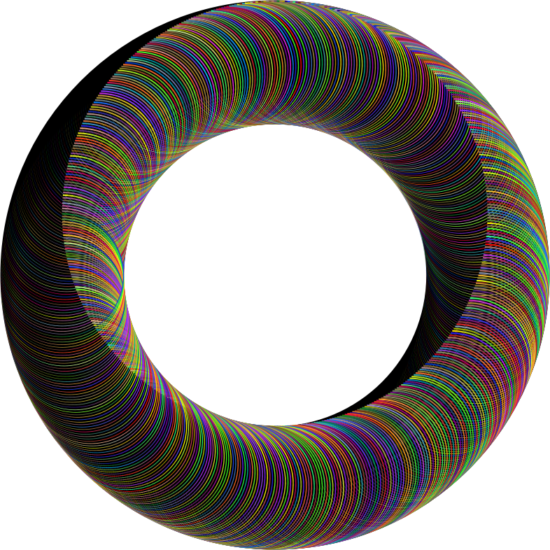 Polyprismatic Circular Frame With BG - Openclipart