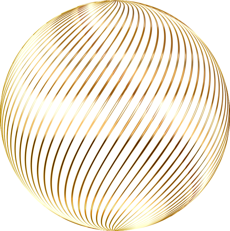 Spiral Sphere Gold No BG