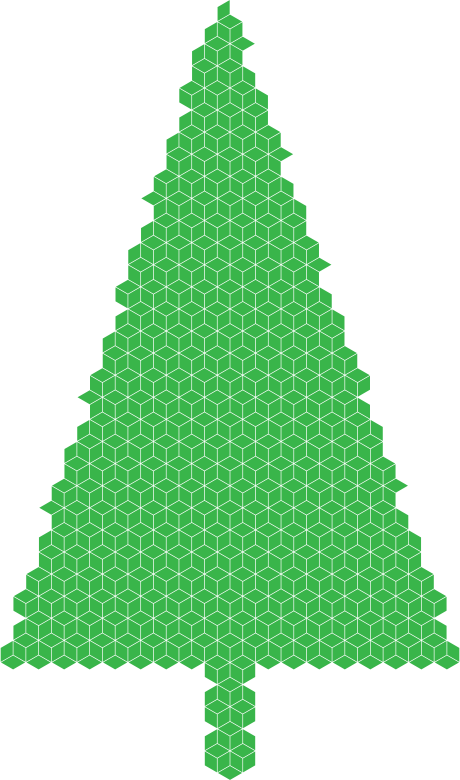 Christmas Tree Cubes