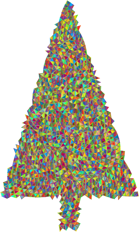 Abstract Christmas Tree Triangular Polyprismatic