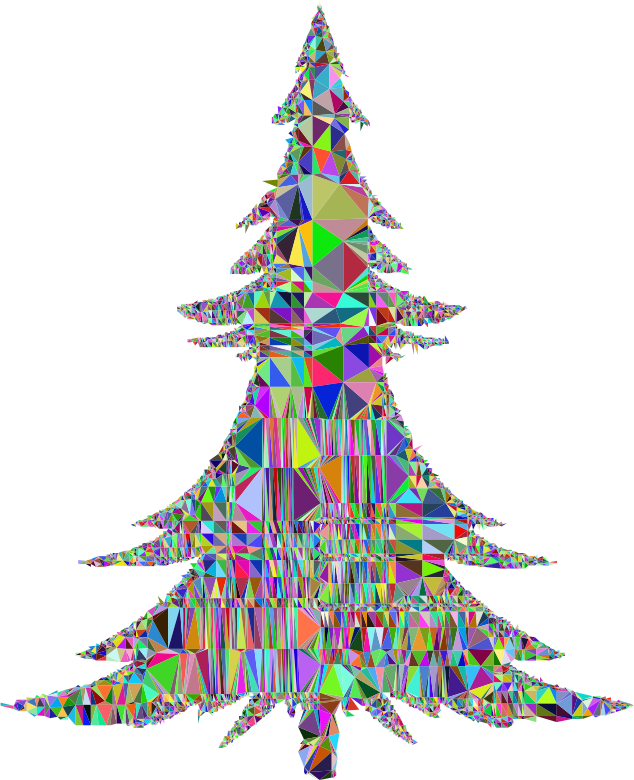 Abstract Christmas Tree Mesh