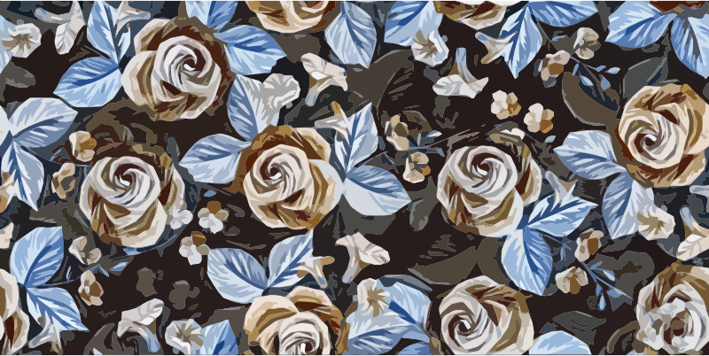 Floral Roses Background