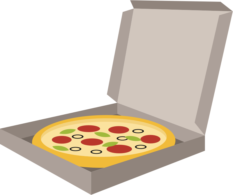 Pizza in box (#2)