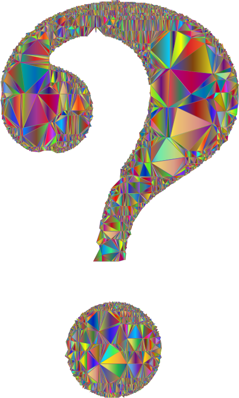 Polygonal Question Mark