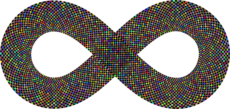 Dense Checkerboard Infinity Symbol Polyprismatic