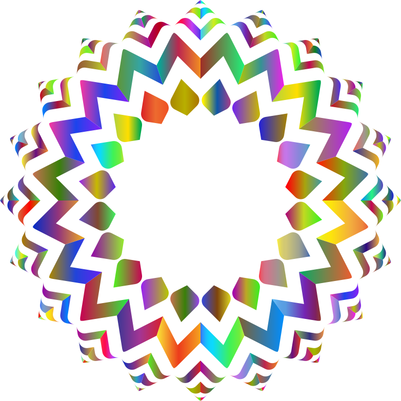Art Deco Type Frame Polyprismatic - Openclipart
