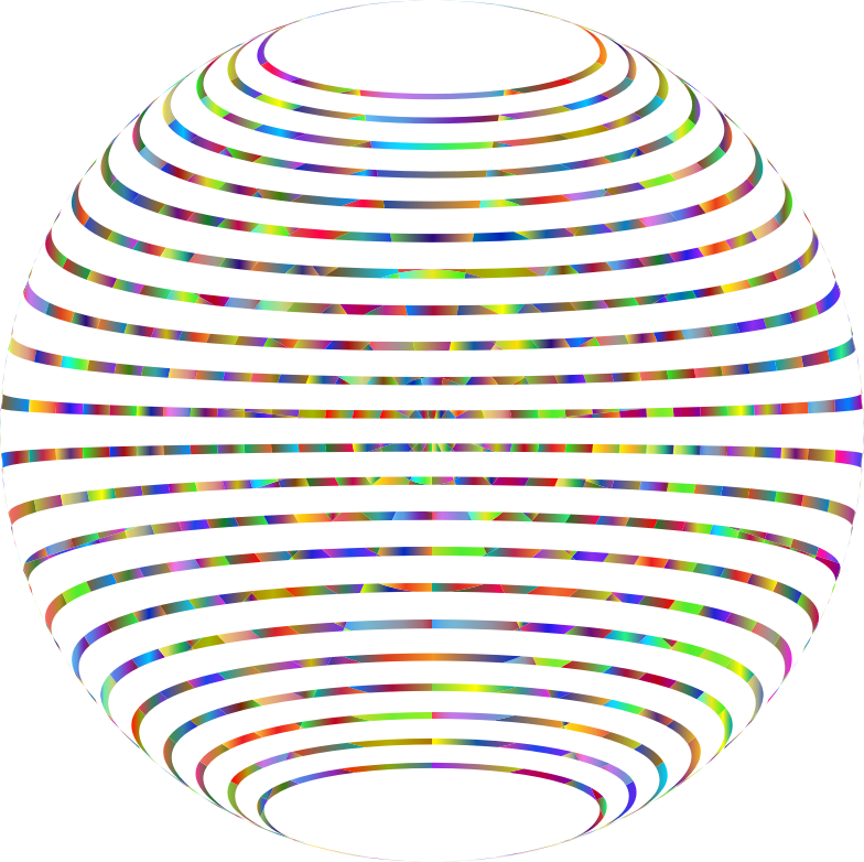 Stylized Sphere Lines Type II No BG