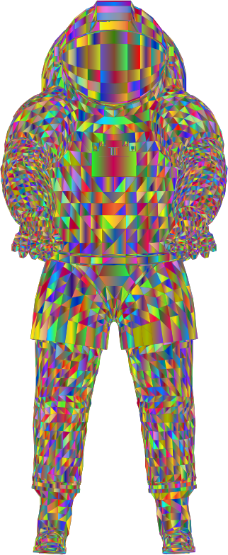 Nasa Spacesuit 3D Polyprismatic