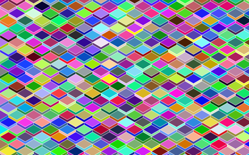 Abstract Geometric Cubes Background