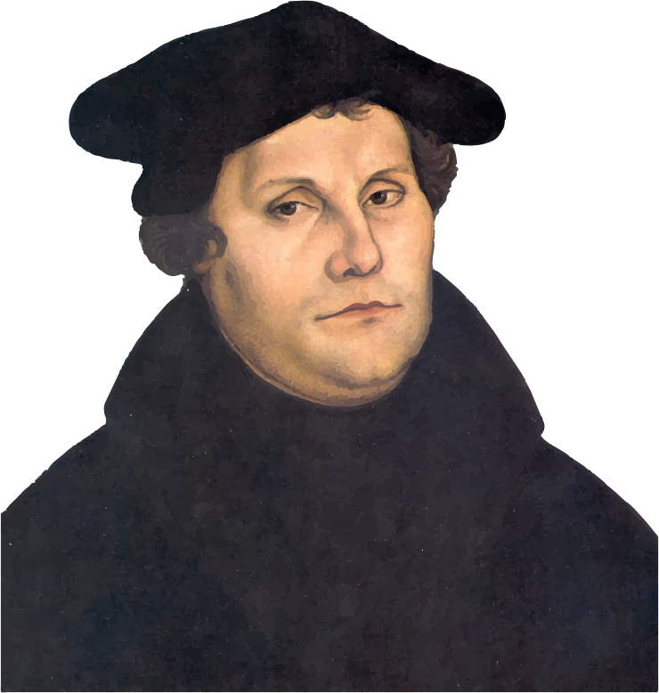 martin luther monk drawing