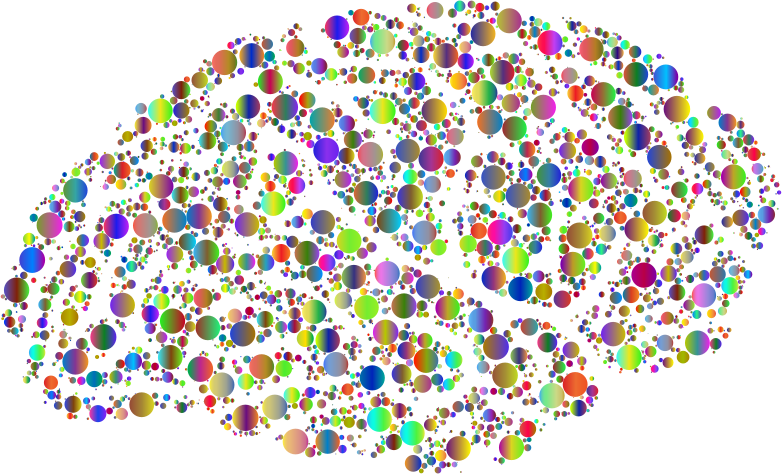 Brain Silhouette Circles Type II Polyprismatic