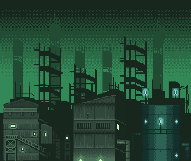 Industrial Parallax Background