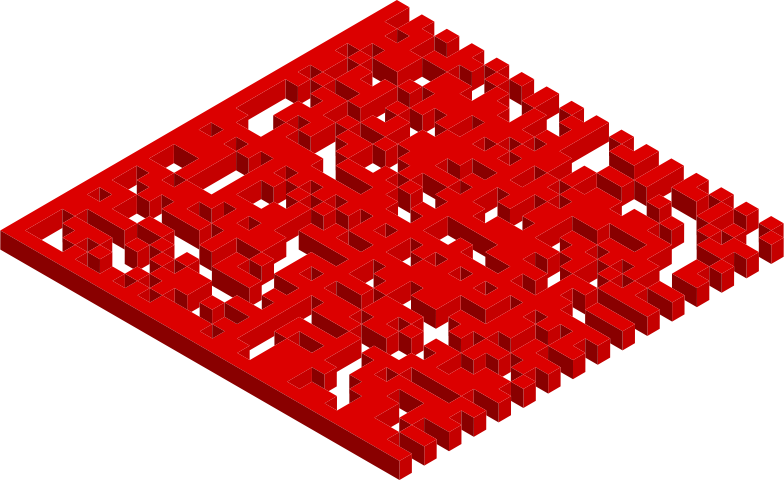 Isometric Random Grid