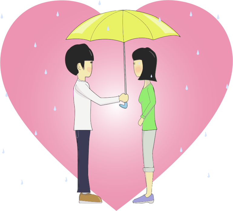 Umbrella Couple