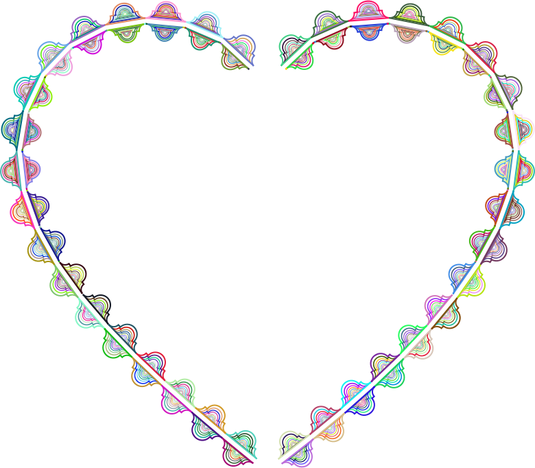 Geometric Braces Heart