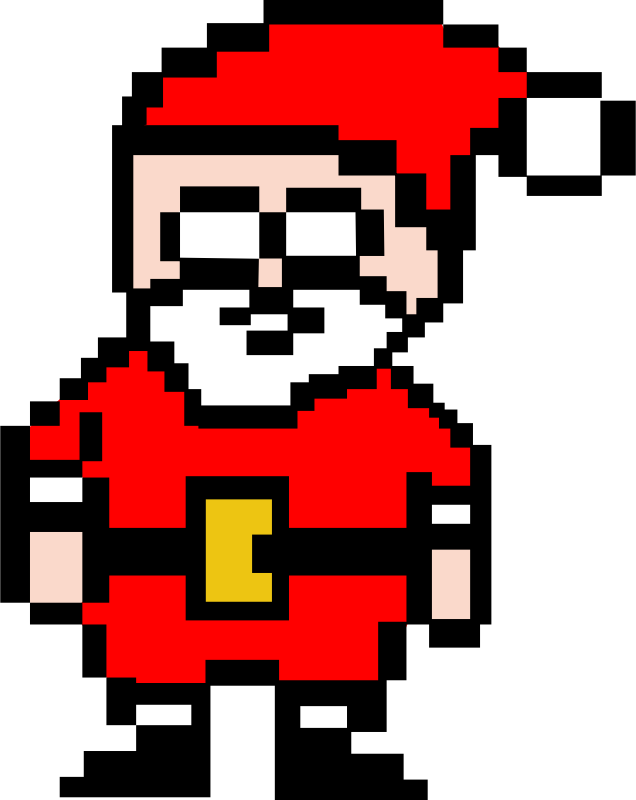 8bit Santa