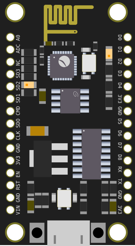 ESP based development board