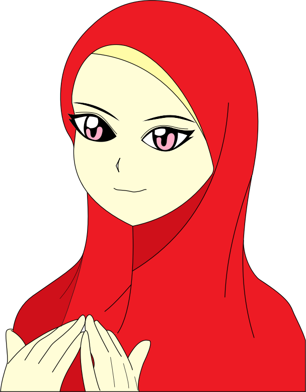 Hidden face dp  Girl cartoon, Hijab cartoon, Islamic cartoon