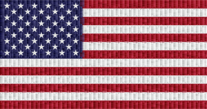 American Flag Rectangular