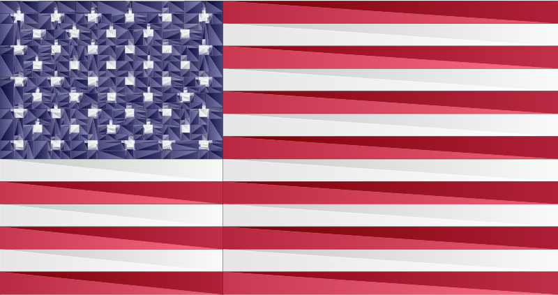 American Flag Triangular