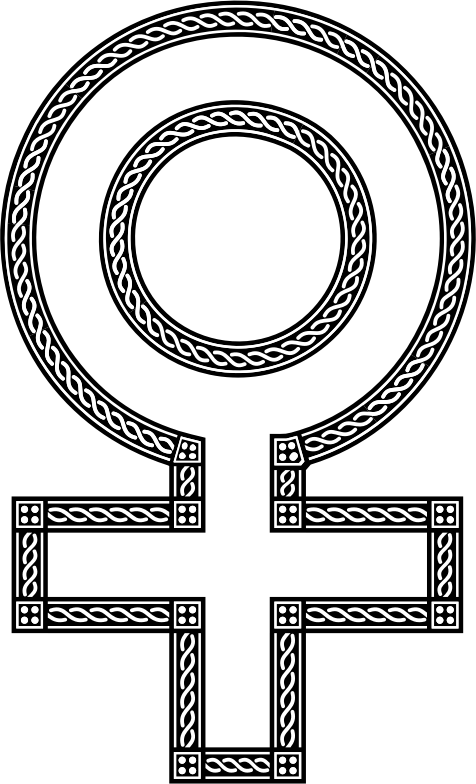 Decorative Chain Female Symbol